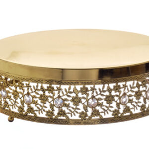 Gold Patterned Cake Stand
