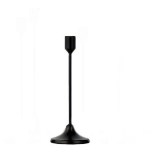 Black Dinner Candle Holder Medium