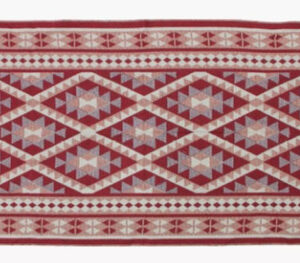 Red Patterned Carpet 1.8M