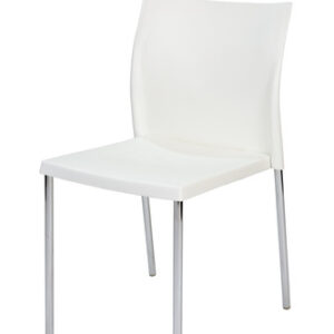 White Manhattan Cafe Chair