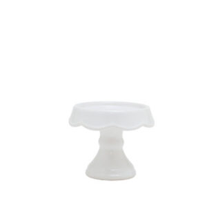 White Single Cupcake Stand
