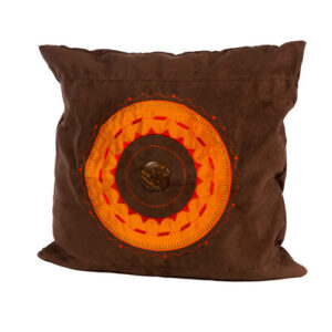 Scatter Cushion Brown Print