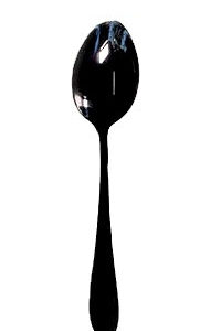 Black Dessert Spoon