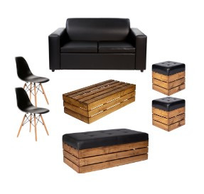 Black Hampton Lounge Pocket