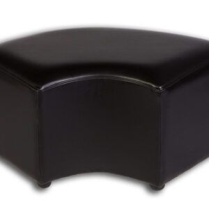 Black Single Donut Ottoman