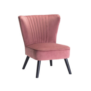 Blush Shell Armchair | Velvet