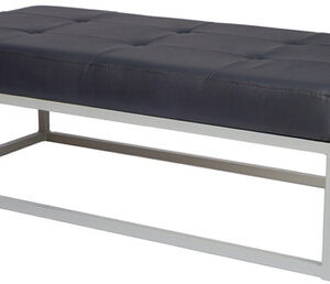 Charcoal Oakland Long Ottoman