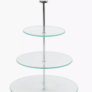 Glass 3 Tier Cake Stand