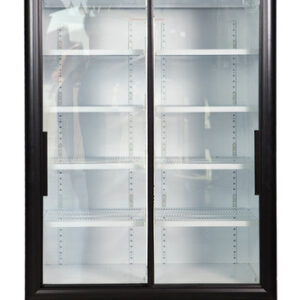 White 1140 Double Door Fridge