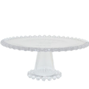 Glass Ball Trim Cake Stand
