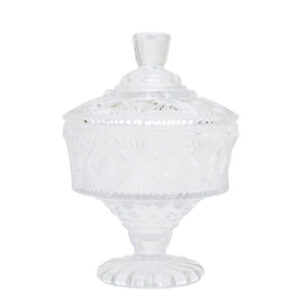 Glass Candy Jar Elizabeth